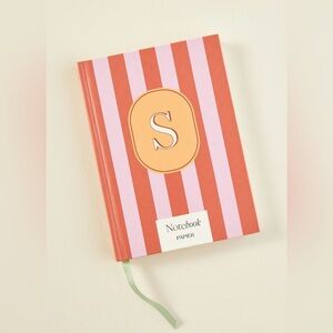 Anthropologie Monogram Notebook, Letter S
